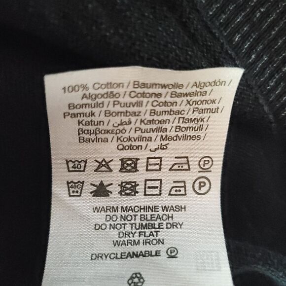 Jack and Jones Black and Gray Light Crew Neck Sweater Men's Size Medium - Picture 9 of 12